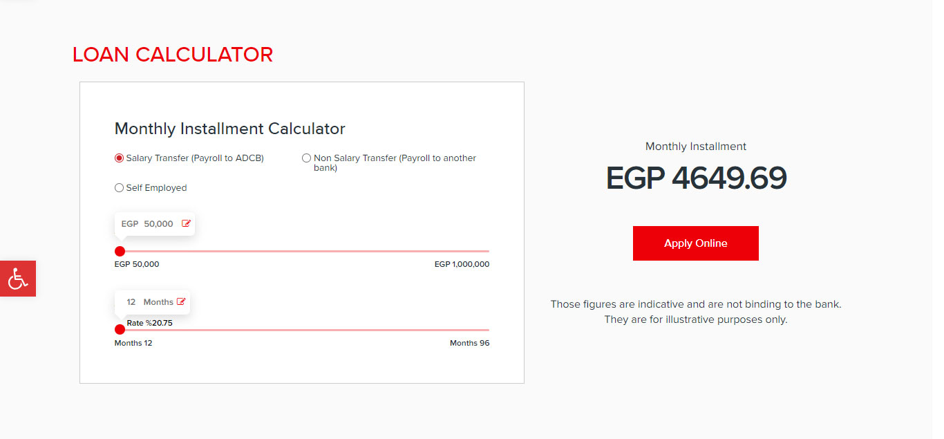 Loan calculator