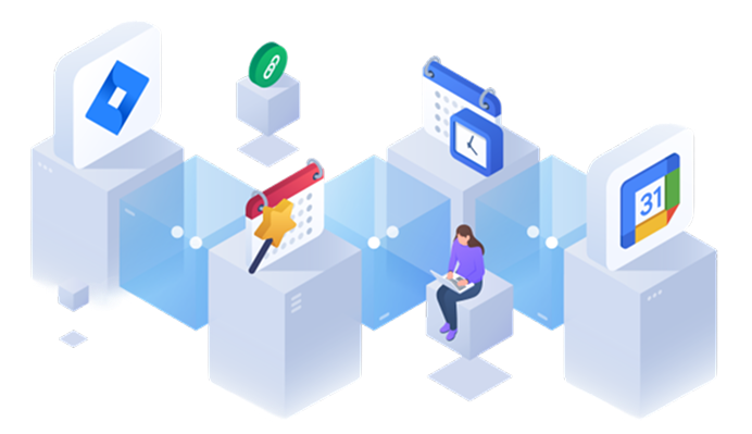 Creating-a-meeting-from-Jira-Service-Management-Main-illustration-768x432 1 A product manager juggling workload.