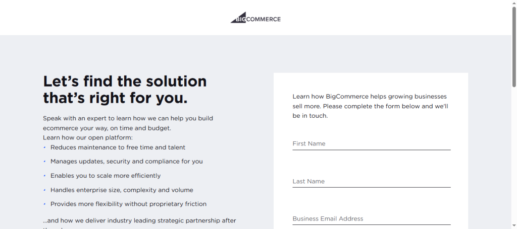 BigCommerce Pricing