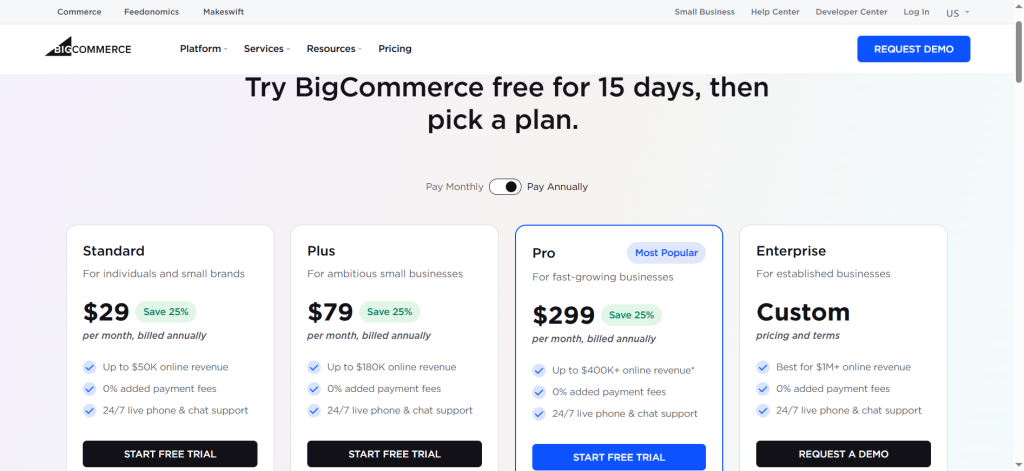 BigCommerce Pricing