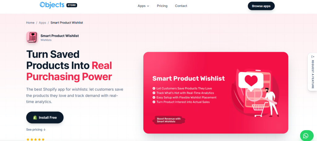 Smart Product Wishlist