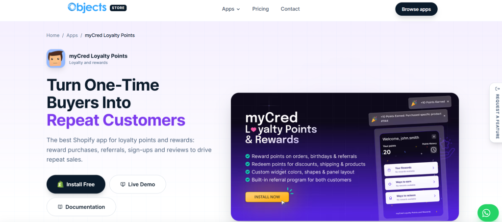 myCred Loyalty Points & Rewards