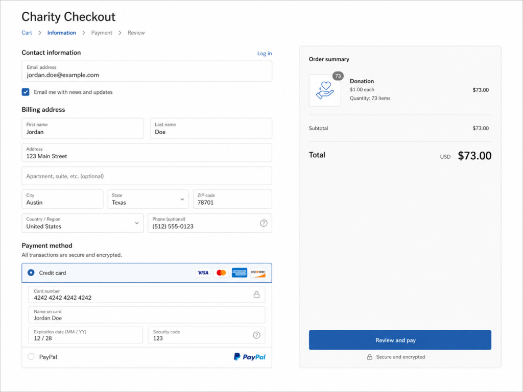 Multiple Cart Items